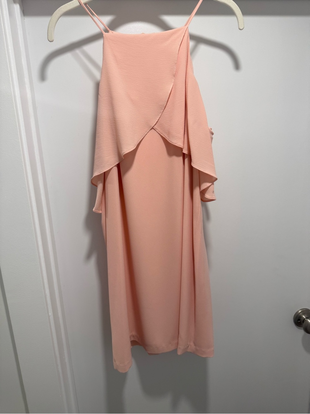 Sleeveless Ruffle Halter Midi Dress